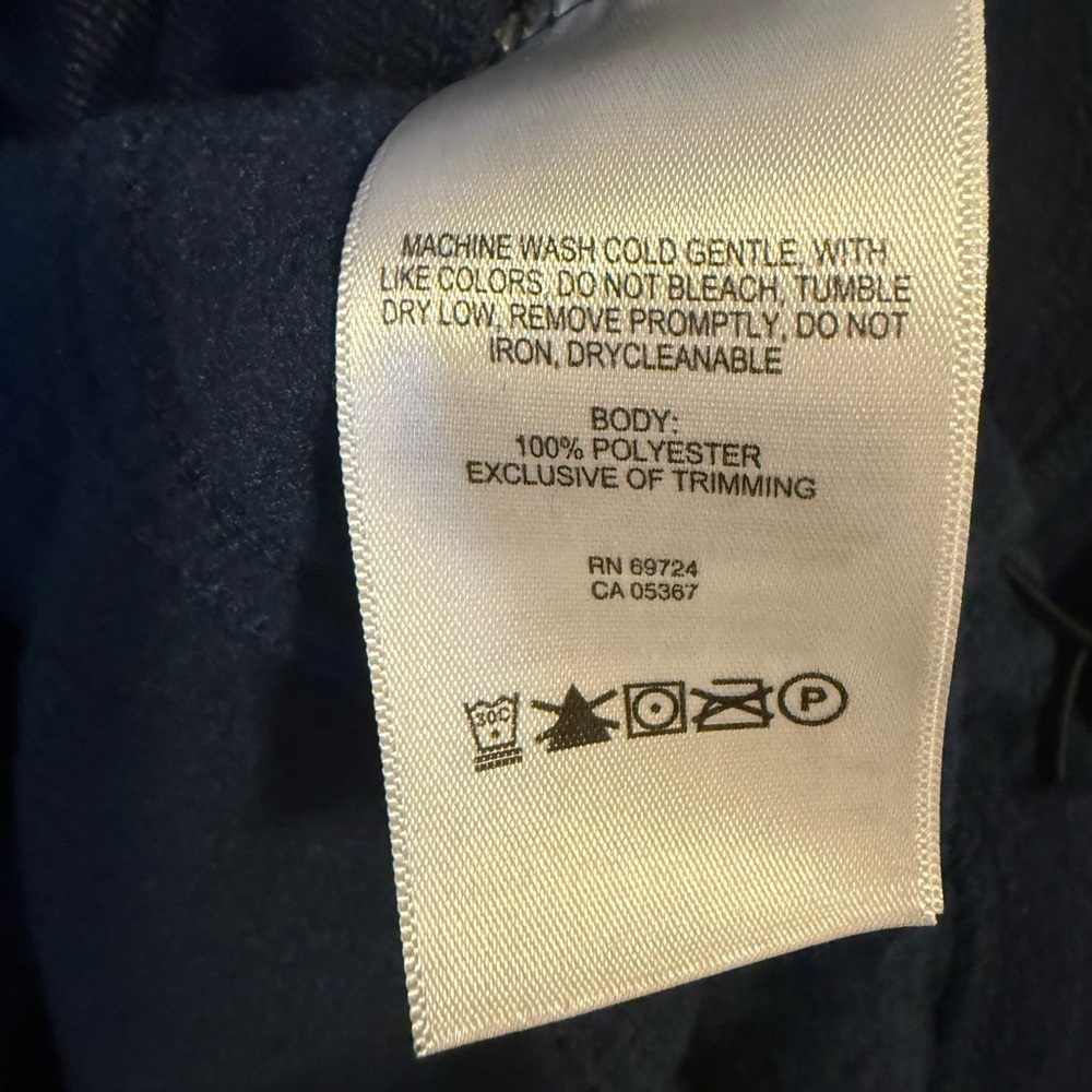 Columbia Men's Blue Full-Zip Fleece Jacket, Size M - Picture 8 of 8